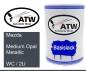 Preview: Mazda, Medium Opal Metallic, WC / 2U: 500ml Lackdose, von ATW Autoteile West.